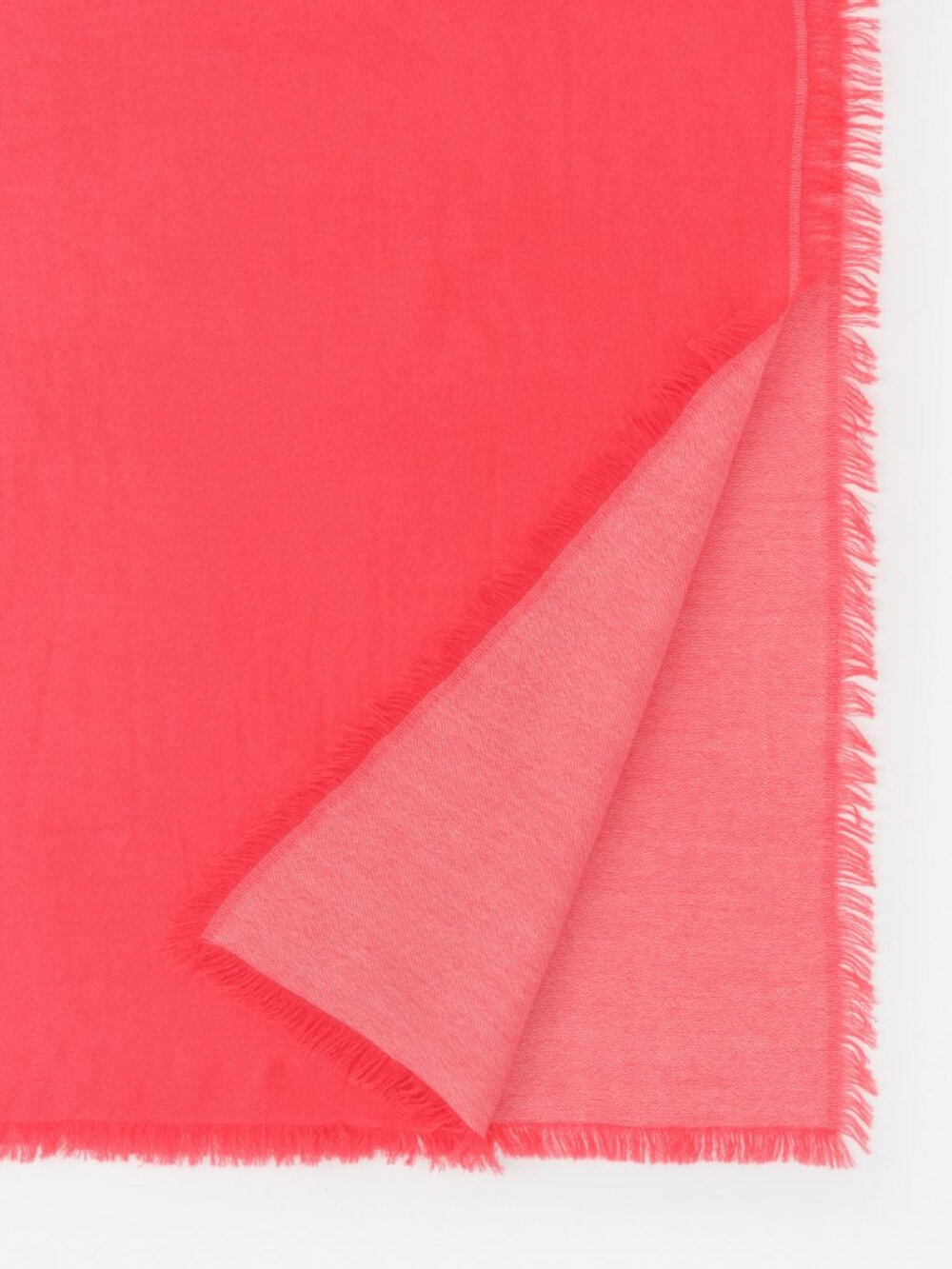 J McLaughlin Carey Cashmere Scarf - Coral/Pink NEW - Picture 3 of 3